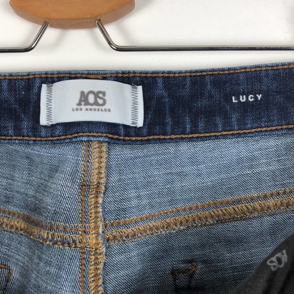 AOS Los Angeles Lucy skinny ankle 5 pocket blue jeans Size 8 - Picture 7 of 7